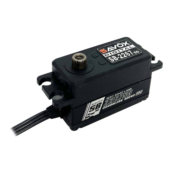 Savox High Voltage Light Weight Monster Low Profile Servo with Soft Start, 0.065sec / 444.4oz @ 8.4V SAVSB2267SGP