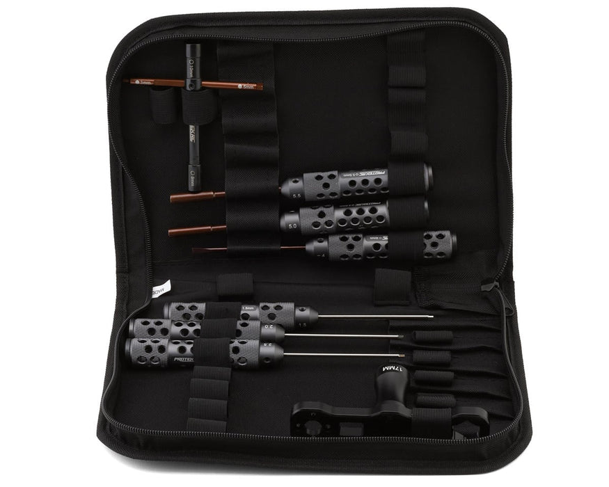 ProTek RC 8-Piece Metric Hex & Nut Driver "TruTorque" 1/8 Surface Tool Set w/Carrying Case PTK-8301