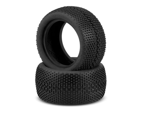 JConcepts JCO3159-02 Double Dee's V2 2.2" Rear Buggy Tires (2) (Green)