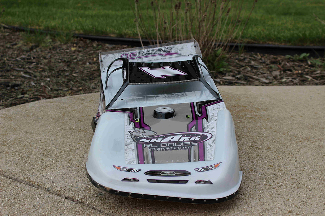 SHARK RC Twister SCT Super Late Model CLEAR Body .060 Slash 1/8 Short Course