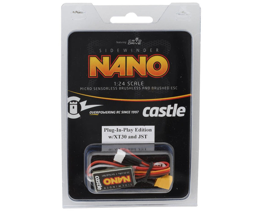 Castle Creations CSE010-0176-00 Sidewinder Nano Micro Brushless/Brushed ESC (12.6V)