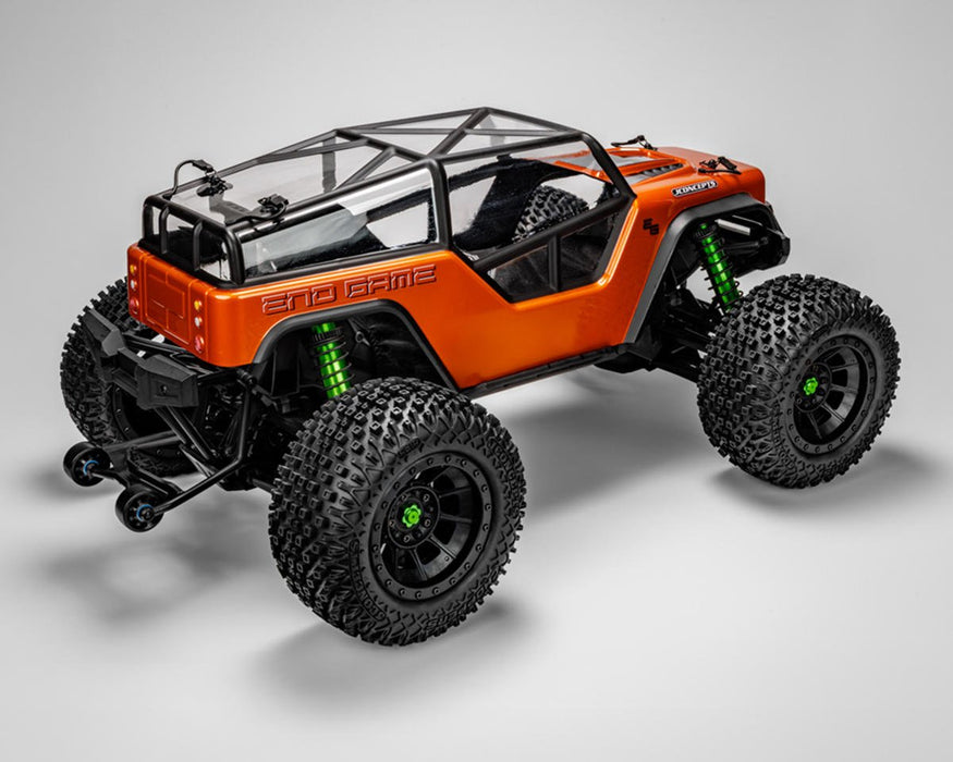 JConcepts End Game Safari Monster Truck Body for Traxxas® X-Maxx® (Clear) (Pre-Trimmed) w/Body Mount Set