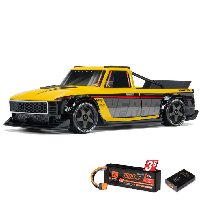 ARRMA ARA2315ST1 1/12 ARRMA INFRACTION GROM 3S (Battery & Charger Included)