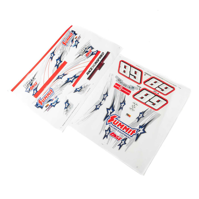 Losi LOS-4245 Graphics Set, Summit Racing: 22S DLM