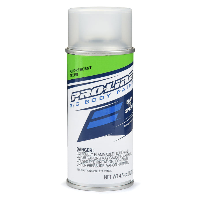Pro-Line PRO643903 RC Body Spray Polycarbonate Paint FLUORESCENT GREEN Single 4.5 oz (127 g.) Individual Aerosol Can