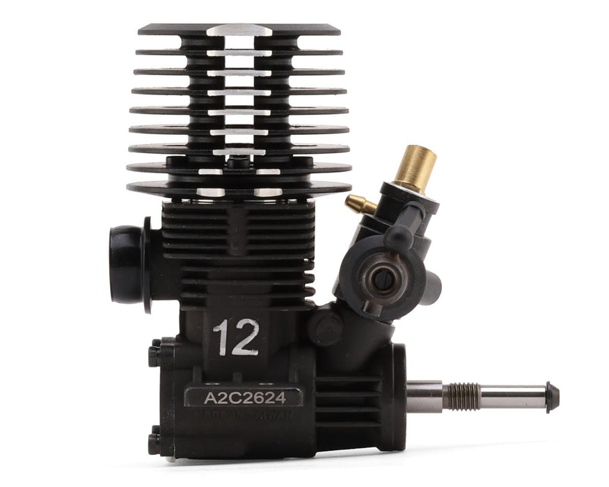 SH Engines .12 Pro Rear Exhaust Touring Car & Truck Nitro Engine (Turbo Plug) (Black) SHEPT12R02SXT-2