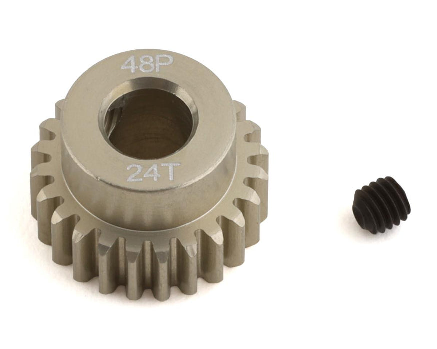ProTek RC PTK-8644 48P Lightweight Hard Anodized Aluminum Pinion Gear (5.0mm Bore) (24T)