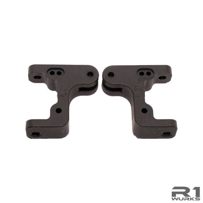 R1 WURKS R1-990015-4 DC1 Directed Force C-Hub Set Injection Molded Caster - 4 Degree