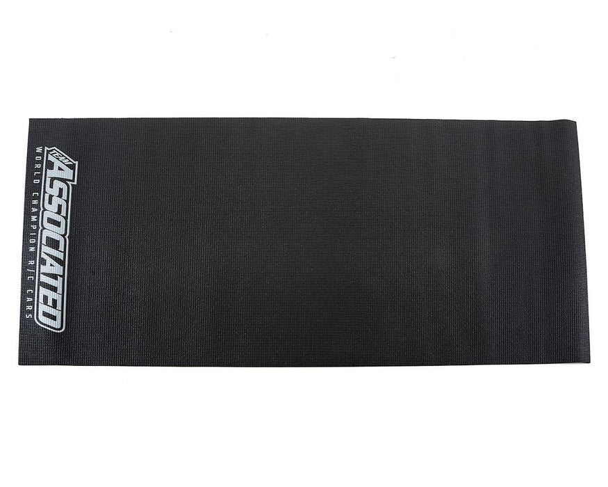 Team Associated ASCSP428 Black Pit Mat w/Silver Lettering (60x120cm)