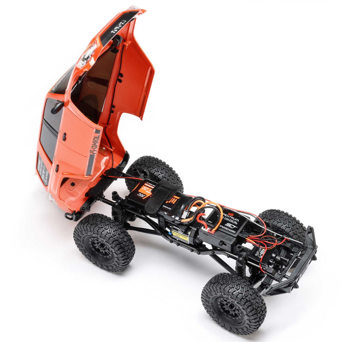Axial AXI-2035T1 1/24 SCX24 Toyota 4Runner 4X4 RTR Brushed Rock Crawler (Battery & Charger Included), Orange