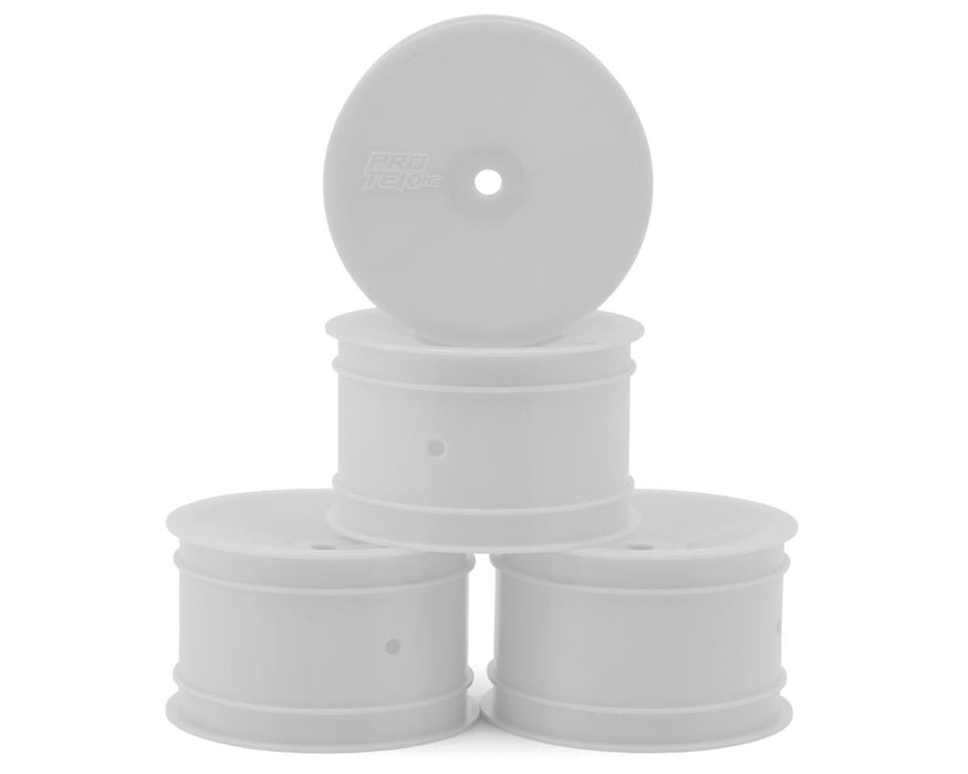 ProTek RC PTK-2758 2.2" Concave Rear 1/10 Buggy Wheels (White) (4) (12mm Hex)