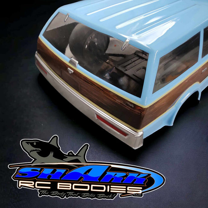 SHARK RC BODIES Drag'n Wag'n 1979 Malibu Wagon 1/10 CLEAR Drag Body