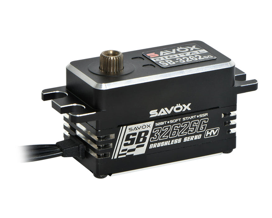 Savox SAVSB3262SG-BE High Torque, High Voltage, Brushless Servo, Black Edition, .065sec /486.1oz @8.4V