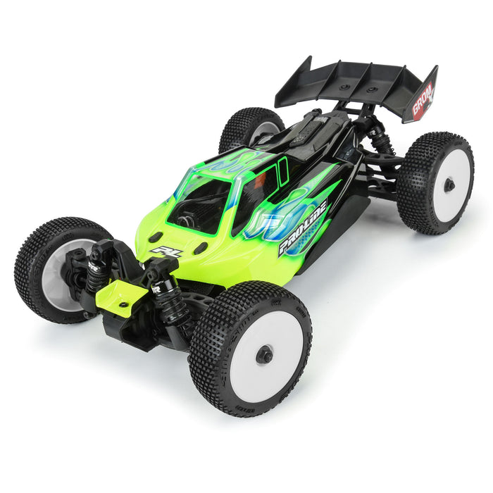 Pro-Line PRO1031713 1/14 Hole Shot 3.0 Buggy Tires MTD Velocity White Wheels 12mm Hex Arrma Typhon Grom