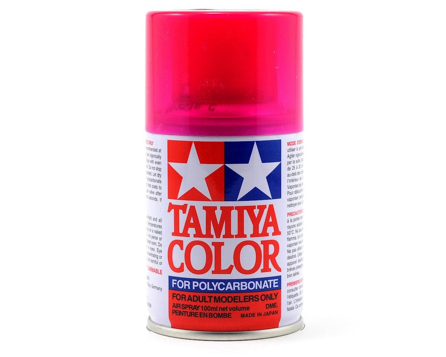 Tamiya TAM86040 PS-40 Translucent Pink Lexan Spray Paint (100ml)