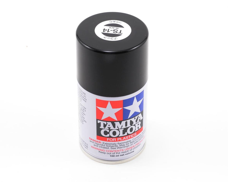 Tamiya TAM85014 TS-14 Black Lacquer Spray Paint (100ml)