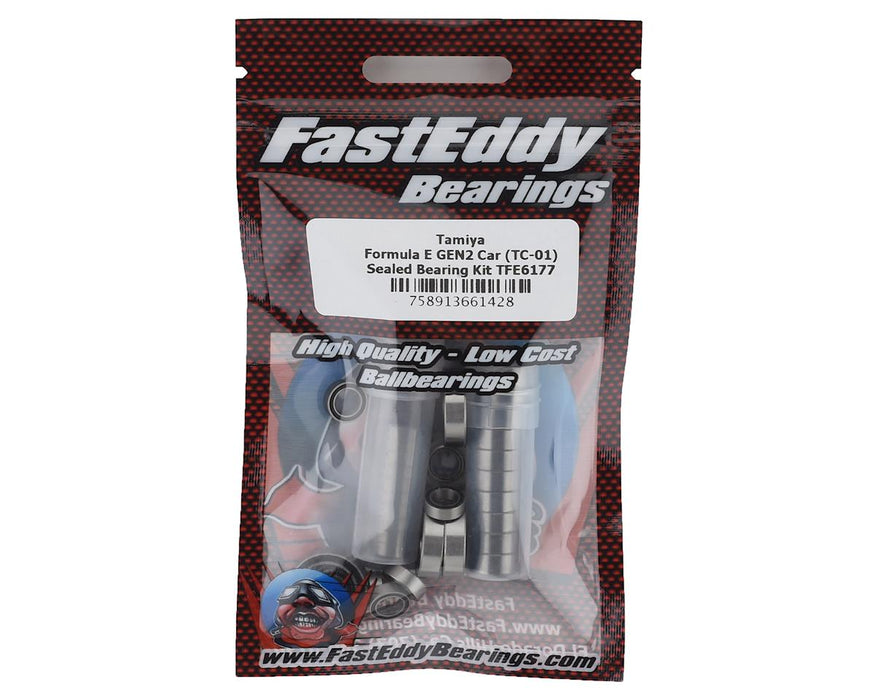 FastEddy TFE6177 Tamiya Formula E GEN2 Sealed Bearing Kit TC-01 TAM58681