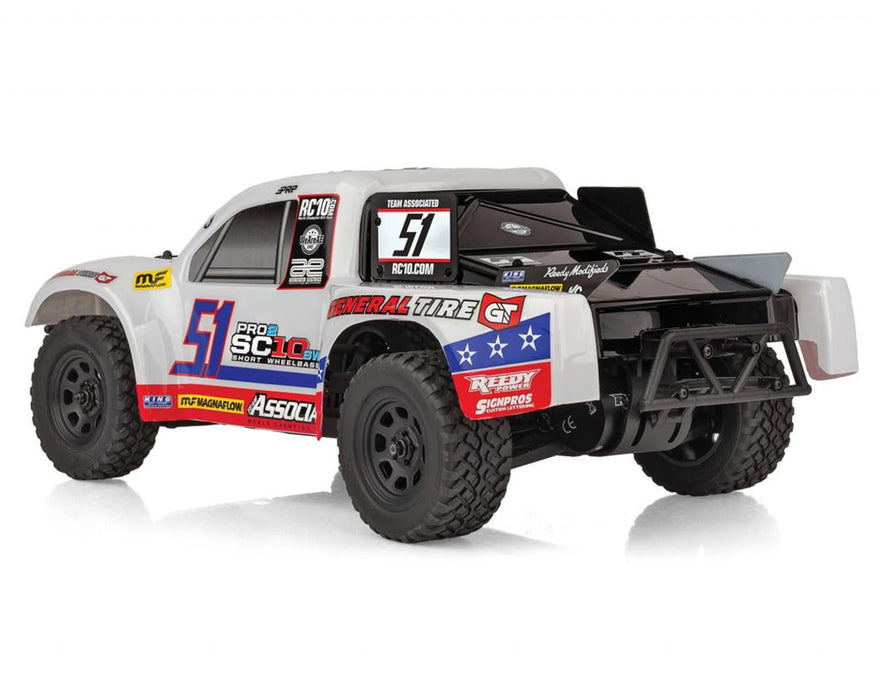 Team Associated Pro2 SC10SW 1/10 RTR 2WD Brushless Short Course Truck (White) w/2.4GHz Radio ASC70040