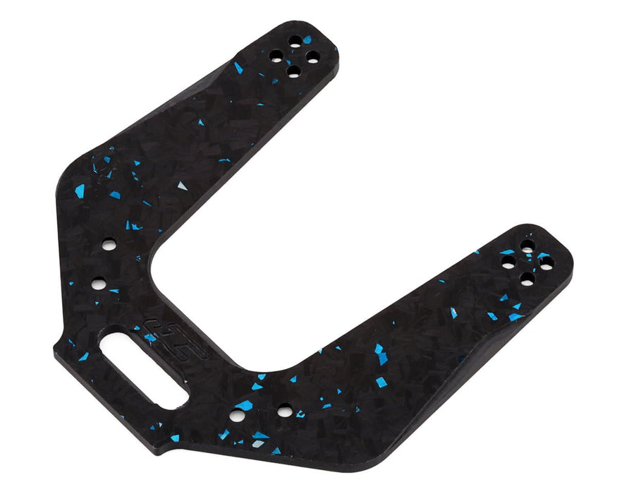 JConcepts JCO5303 RC10 '89 Masami Stealth Forged Carbon Front Shock Tower (Blue) (Standard)