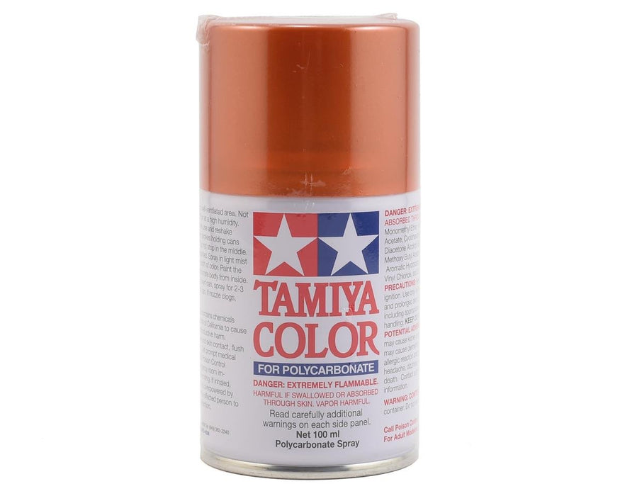 Tamiya TAM86061 PS-61 Metallic Orange Lexan Spray Paint (100ml)
