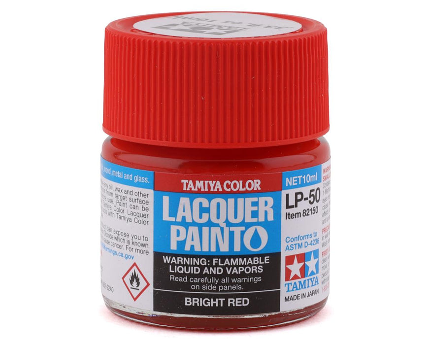 Tamiya TAM82150 LP-50 Bright Red Lacquer Paint (10ml)