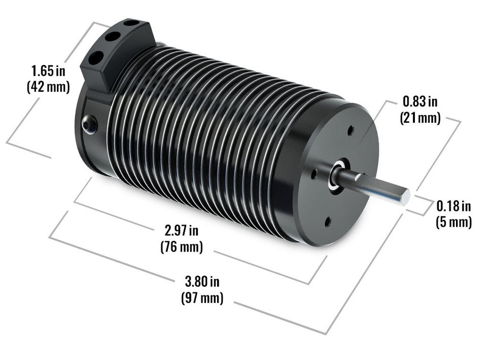 Traxxas TRA3483 Velineon® 2000Kv brushless motor Sledge MAXX 76mm 6.5 mm bullet connectors