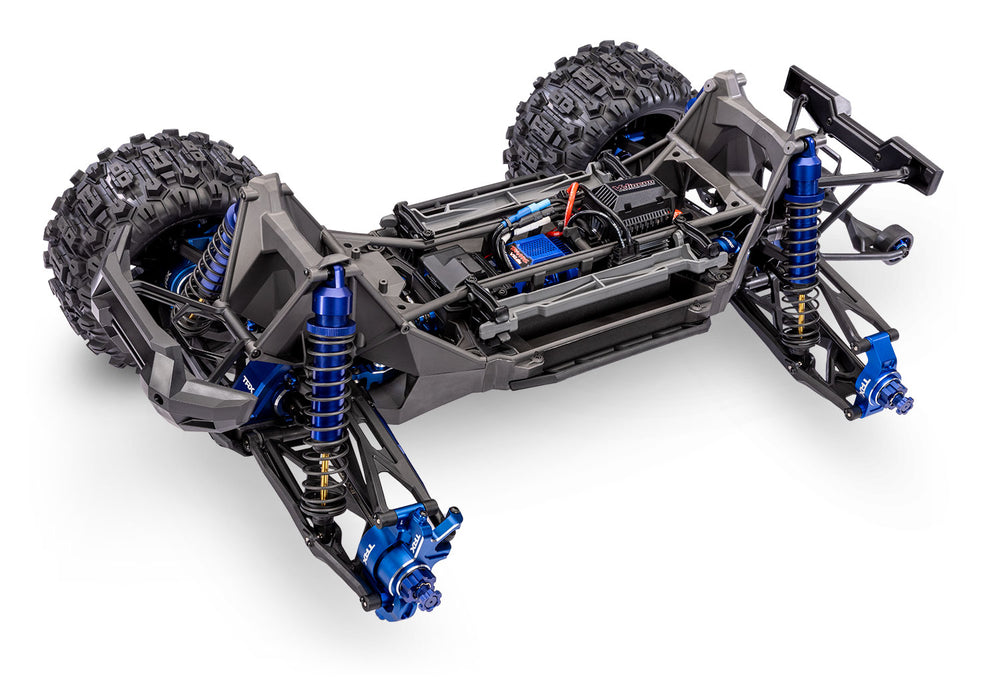 Traxxas TRA77097-4-BLUEX X-Maxx® ULTIMATE 8S ESC BLUE Brushless Electric Monster Truck with TQi