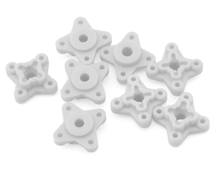 JConcepts JCO3469W RC10T Pioneer 2.2 Rear Wheels w/Adapters (White) PIN DRIVE AXLE (4)