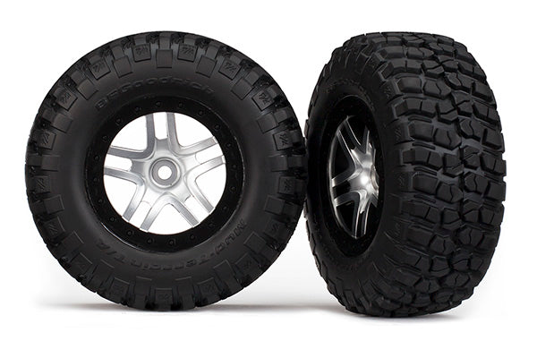 Traxxas TRA5877 Tires & wheels, assembled, glued (SCT Split-Spoke,