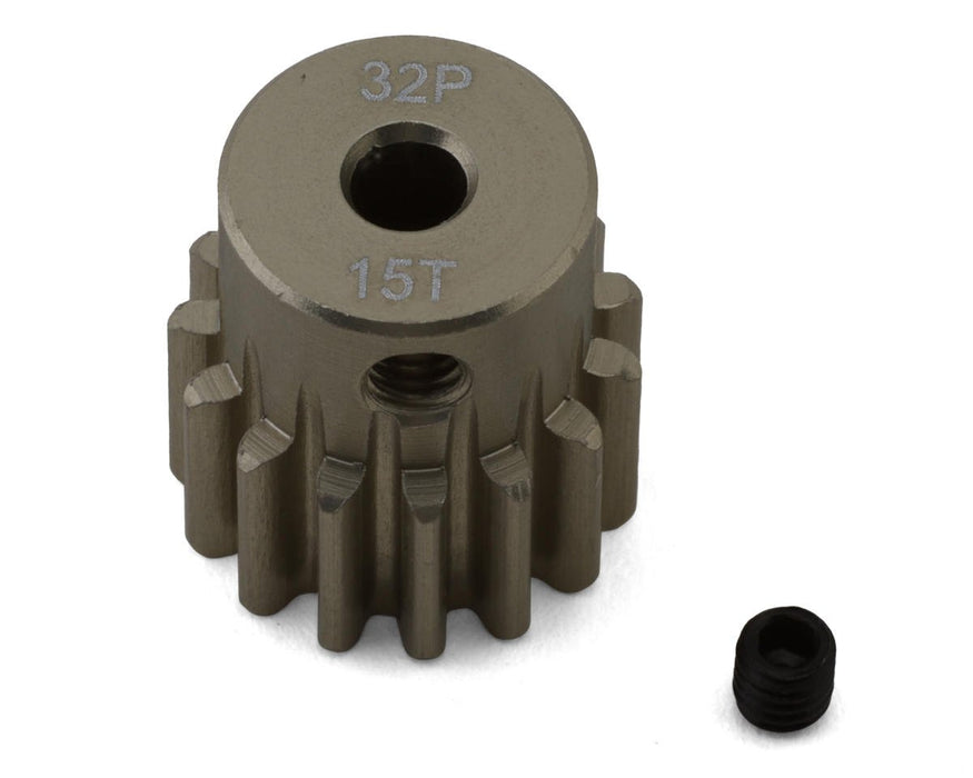 WORC 32P 15T 0.8 MOD Lightweight Hard Anodized Aluminum Pinion Gear (3.17mm Bore) .8M