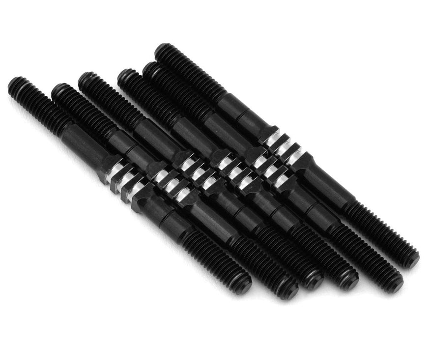 JConcepts JCO5293-2 Team Associated RC10B84 Fin Titanium Turnbuckle Set (Black)