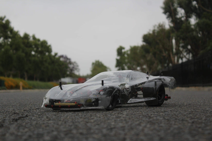 Racer RC by Andy’s LS-22 Corvette Wide Body w/ Protective Film .040 CLEAR Drag SCT Street Eliminator NPRC Outlaw