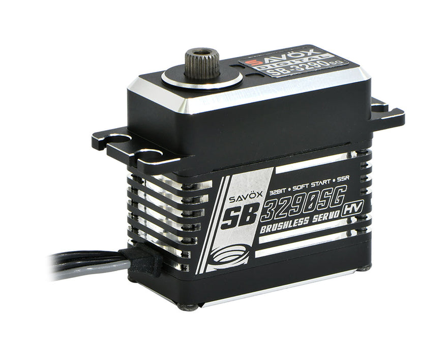 Savox SAVSB3290SG-BE High Torque, High Voltage Brushless Servo, Black, 0.11sec / 1041.6 oz/in @ 8.4V