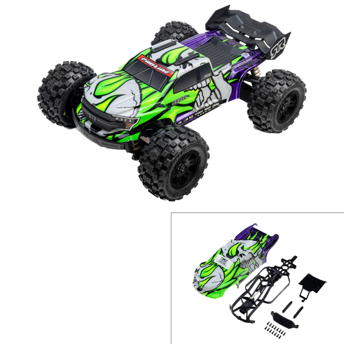 Pro-Line PRO369320 ARRMA MINI KRATON 1/16 Limited Edition Pre-Cut/Pre-Painted Brute Body Ghostfire with Clipless System