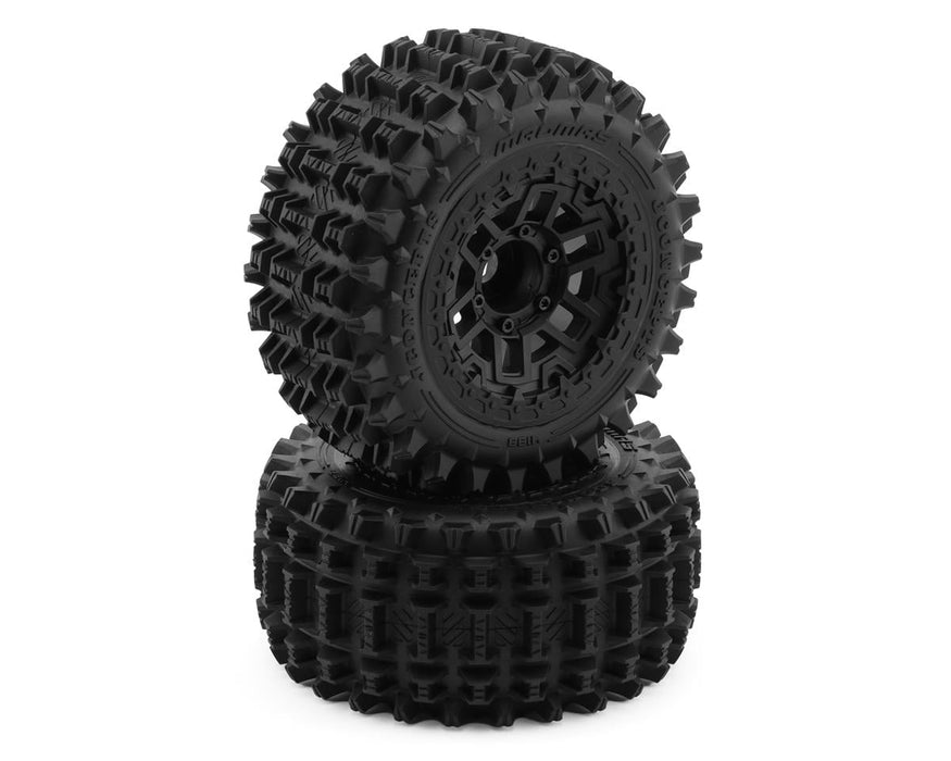 JConcepts Magma 2.9" Monster Truck Pre-Mounted Tires (Platinum) (Black) (2) (Kraton® 4S/Maxx®) w/17mm Hex JCO4188-39812