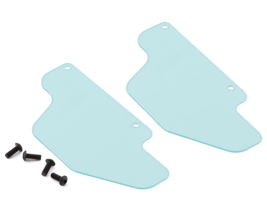 Tekno TKR9433 Rear Arm Mud Guards Lexan, ETB48 NT48 2.0 2.2