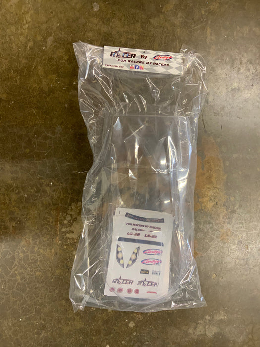 Racer RC by Andy’s LS-22 Corvette Wide Body w/ Protective Film .040 CLEAR Drag SCT Street Eliminator NPRC Outlaw