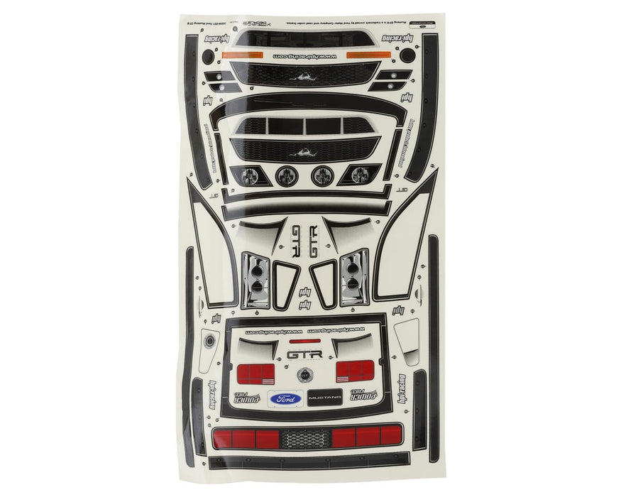 Hpi Ford HPI Ford Mustang Gt-R Body 200mm CLEAR UNPAINTED HPI17504 — World of R ...