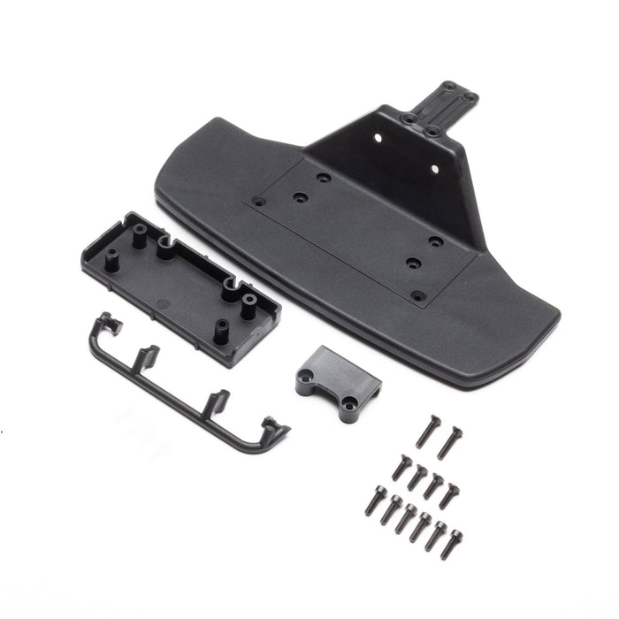 Losi LOS-3776 Asphalt Late Model NASCAR Diffuser Set: GROM ALM Rear Bumper & Splitter