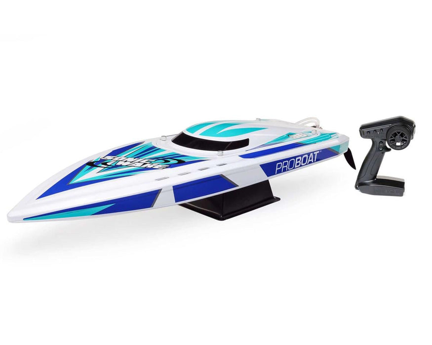 PRO BOAT PRB08032V2T2 Sonicwake V2 36" Self-Righting Brushless Deep-V RTR, White
