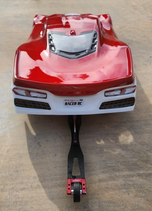 Racer RC by Andy’s C8 ZO6 Corvette Body w/ Protective Film .040 CLEAR Drag SCT Street Eliminator NPRC Outlaw