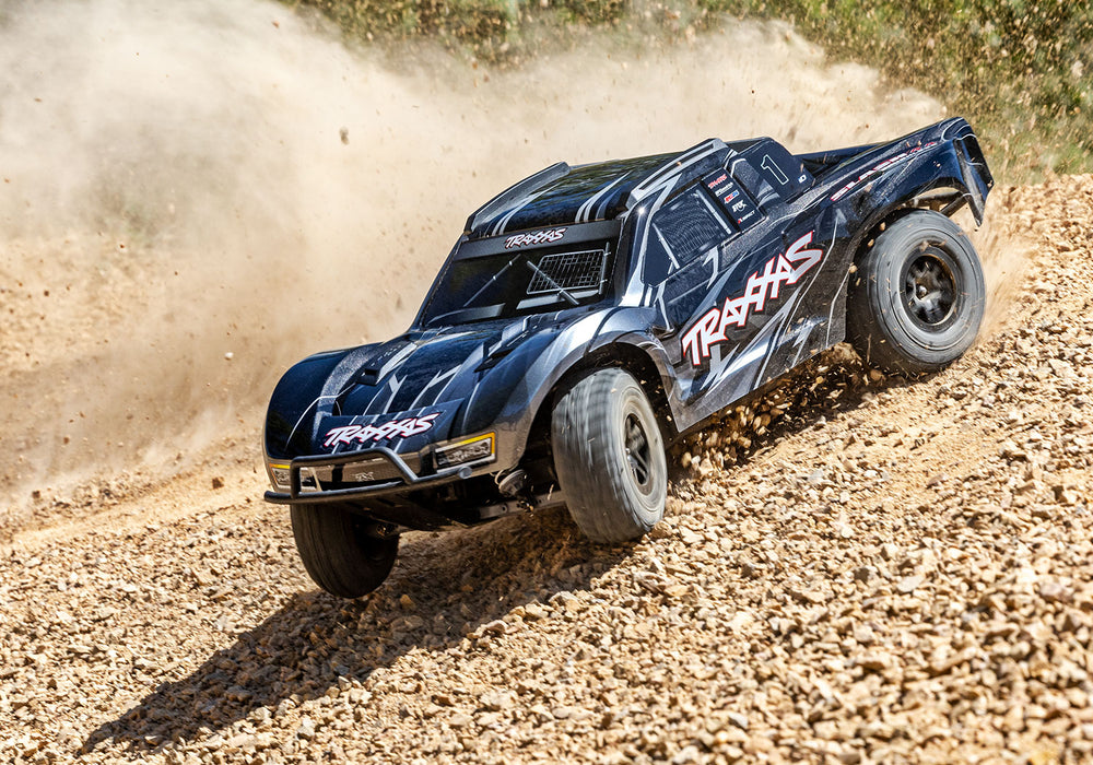 Traxxas Slash  68454-4 BLACK VX3 1/10 RTR 4x4 Brushless Short Course Truck 3S ESC, TQi™ Sport 2.4GHz Radio & TSM