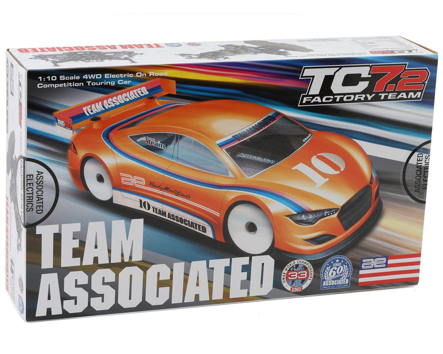 Factory Team Associated ASC30122 RC10 TC7.2 Factory Team 1/10 On-Road Touring Car Kit
