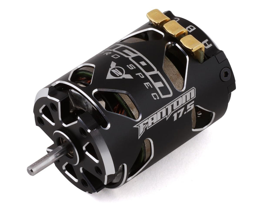 APM TUNED Fantom FAN19117 ICON V2 Spec Competition Brushless Motor MODIFIED, Full Ceramic Bearings, ALIGNED SENSOR, SHIMMED, & TIMING SET 17.5T 2-Pole BL
