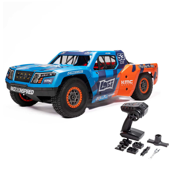 LOSI LOS05022 5IVE-TE 3.0 1/5 Electric 4wd Desert Truck RTR 5-Te 12S Blue Orange KMC