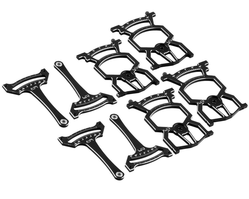 Yeah Racing YEA-YT-0140BK 1/10 Aluminum Universal On Road Setup Station (Black) (V3)