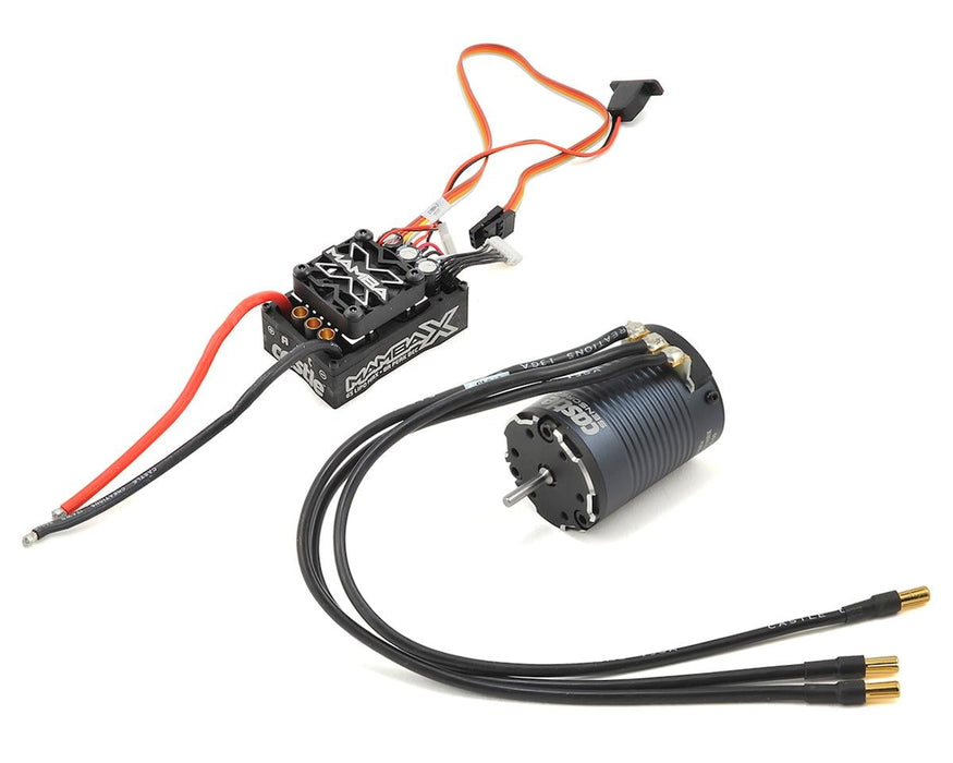 Castle Creations Mamba X Waterproof Sensored Brushless Combo w/1900kV Slate CSE010015508