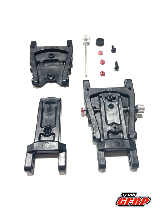 GFRP GFR-1287 Quasi Standard Adjustable Rear Arm Kit foam tire dirt oval cars. V1 outer and inner arms