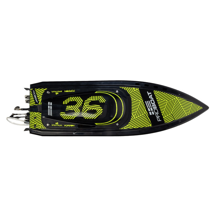 Pro Boat Sonicwake 36" V3 Self-Righting RTR V-Hull Brushless Boat BLACK 60mph 8s w/Spektrum SLT3 2.4GHz Radio PRB-2171T1