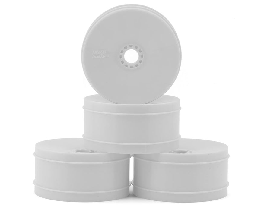 ProTek RC PTK-2750 83mm Concave 1/8 Buggy Wheels (White) (4)